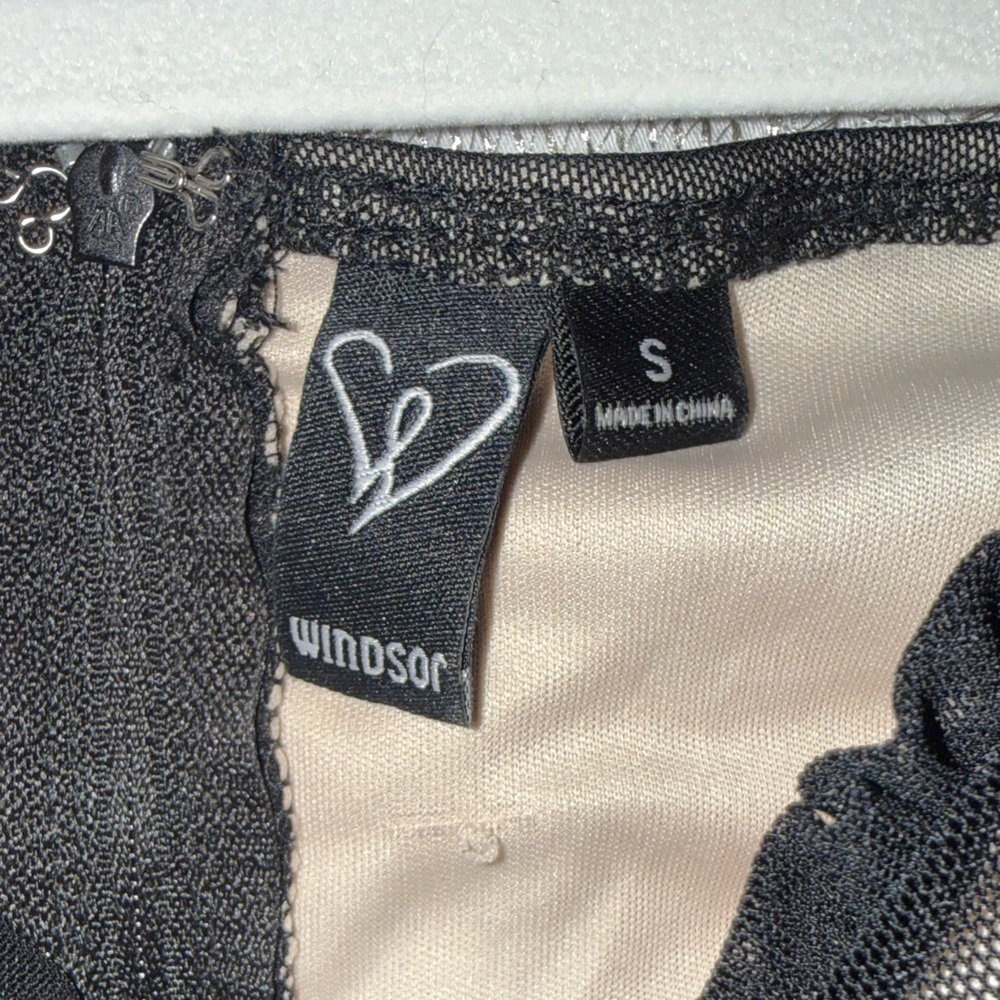 Windsor Black Ruched Mini Dress - Picture 4 of 5